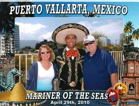 Lady and The Pirate join the band in Puerto Vallarta, Mexico