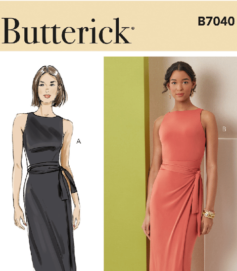 B7040 dress pattern tiracooks