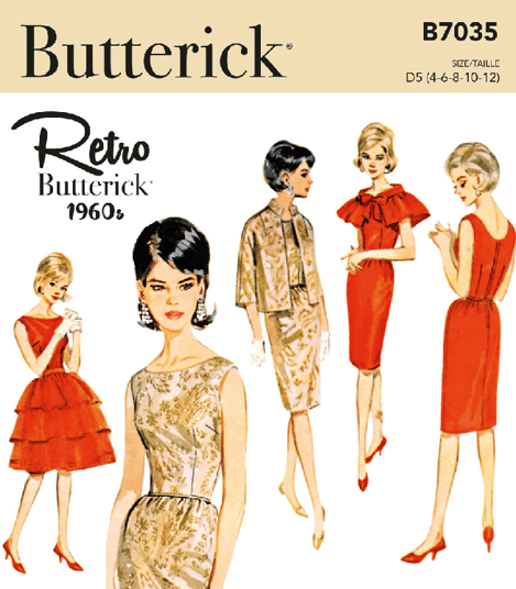 B7035 dress pattern tiracooks