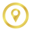 golden location symbol