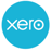 Xero logo: white text on teal blue circle