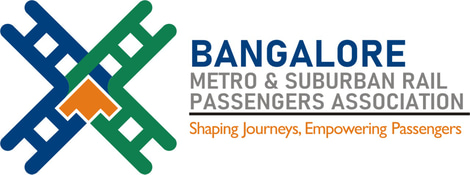 Bangalore Metro and Suburban Rail Passengers Association logo