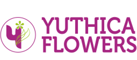 YUTHICA FLOWERS logo