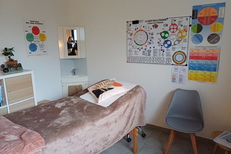 cabinet et table de massage