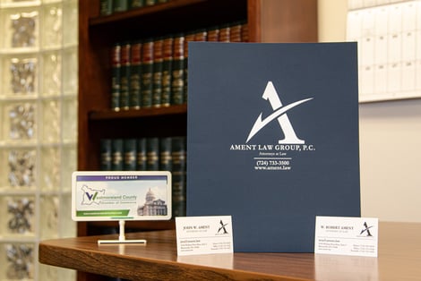 a table with business cards and business cards