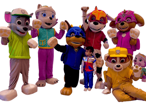 fabricacion de botargas para espectaculos infantiles de paw patrol