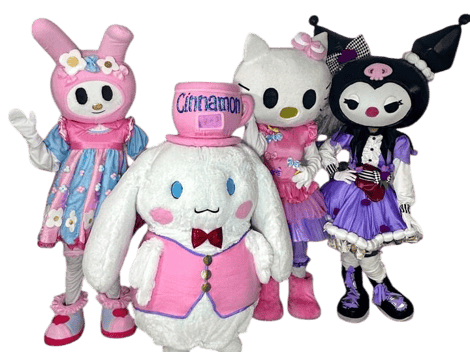 fabricacion de botargas para espectaculos infantiles de kuromi