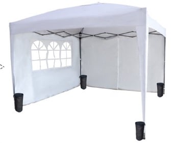 white gazebo hire sussex , surrey & kent