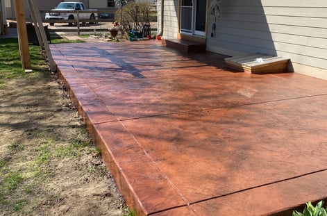 stamped concrete in lakewood, co
