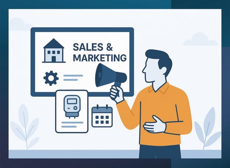 Smart metering GTM campaign planning illustration