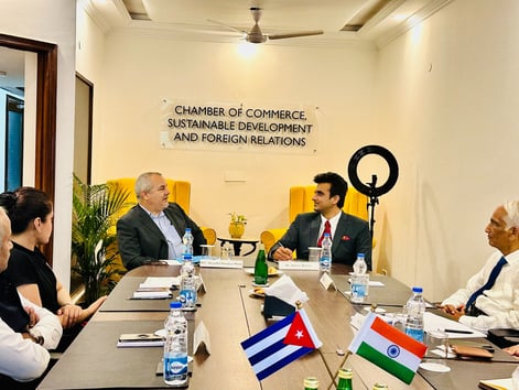 Ambassador of Cuba at the Chamber India's Secretariat