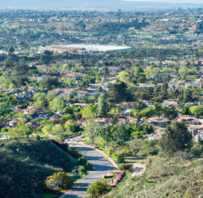 Blossom Valley neighborhood in El Cajon, CA