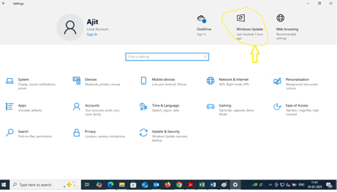 a screen shot of a window with a window open and a window with a window