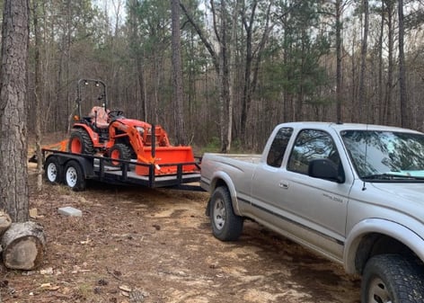 CADR loading tractor for Disaster Relief