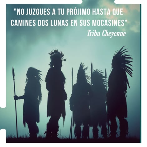 Tribu indios nativos en comunidad