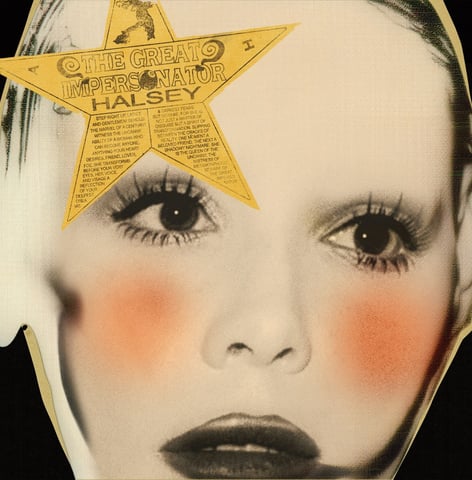 halsey's album cover the great impersonator