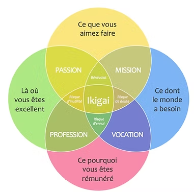 IKIGAI, formation, bilan de compétences, conversion professionnelle, CPF, Qualipoi, carrière, aide