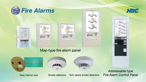 vendor data centre, Japan fire protection, fire alarm distibutor,smoke detector, heat detector, MCFA