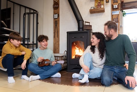 Chimenea de leña