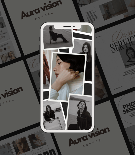 une photo du visage d'une femme, représentant des services de design graphique et création visuelle