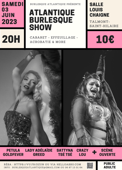 L'Affiche de l'Atlantique Burlesque Show