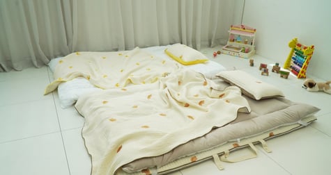 PurpleBunnyBear Burrito Baby Blanket Set
