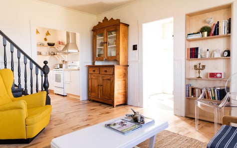 Main living room of Blanche de l'Ouest