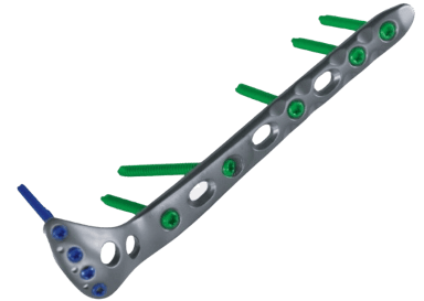 Placa para Tibia Proximal Lateral