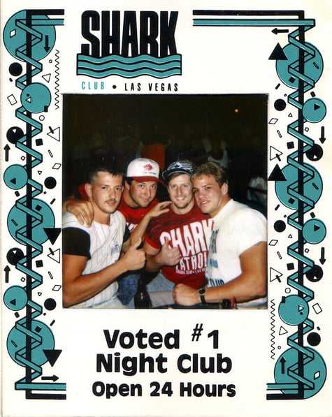 Shawn and Kevin Absher with Tommy Morrison at the Shark Club Las Vegas