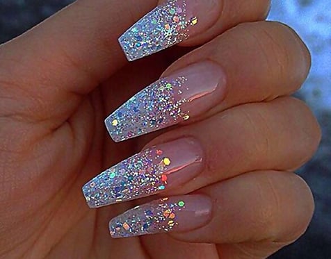 Glitter nails
