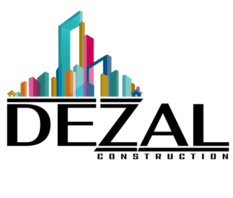 a city skyline with a colorful cityscapeople