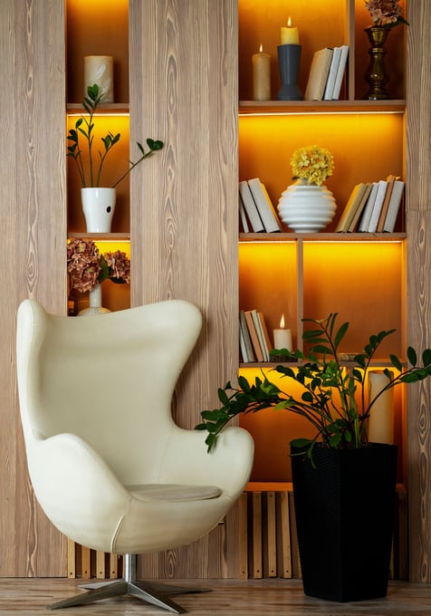 Furniture, living room interiors, residential interior by niyanta gupta