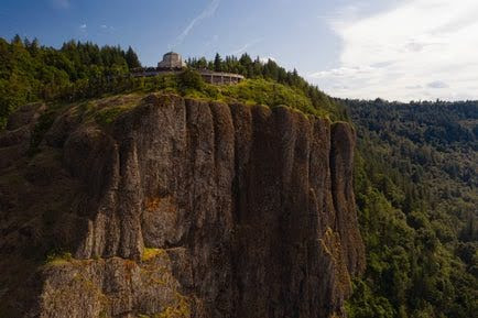 Columbia River Gorge, Oregon - it's 80 miles long & has 13 state parks & 108 named waterfalls