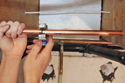 copper gas pipeline installation in Hyderabad