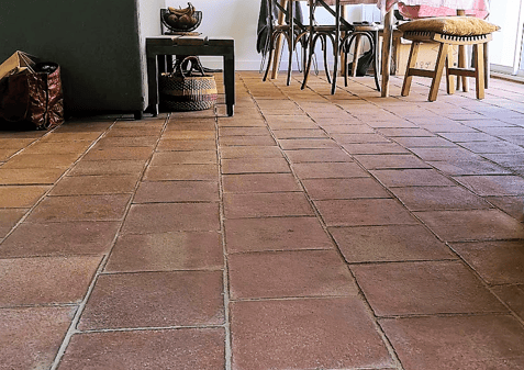 carreaux terre cuite tradition rouges