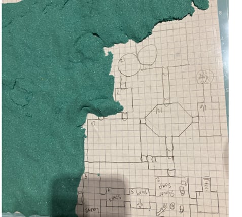 Map with Kinetic Sand level 2