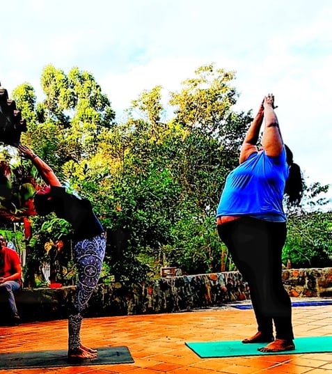 body positive private hatha yoga session