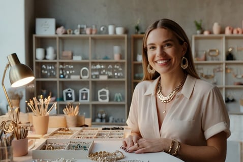 Ilustração Vivendo de Acessórios – curso empreendedorismo acessórios