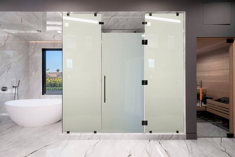Smartglass Shower Transform your bathroom into an oasis of privacy and design! Discover the shower