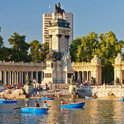 Parque del Retiro, Madrid: Verano