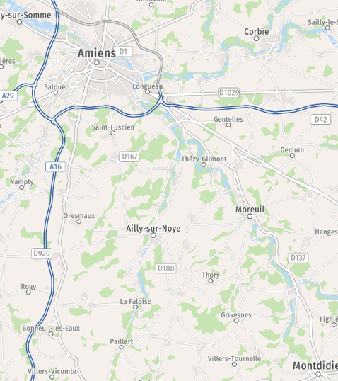 Carte secteur d'interventio
