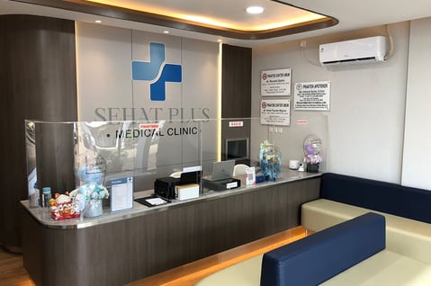 Ruang Pendaftaran Klinik Sehat Plus BSD