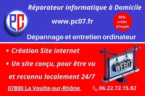 publicité deVant local PC07