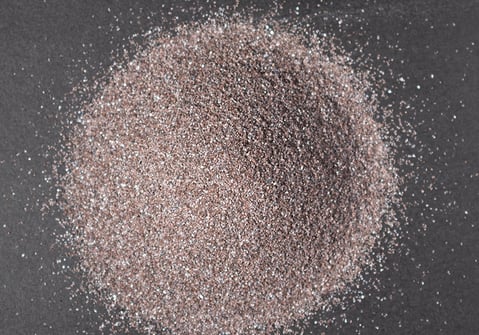 the photo of Brown Fused Alumina Grit