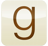 A lower case g on a square cream-coloured background that is the Goodreads logo