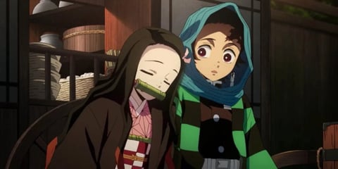 Nezuko Kamado and Tanjiro Kamado