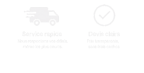 service rapide devis claire nous respectons vos deélais meme les plus courte