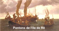 messe sur ponton de l'ile de ré pretres refractaires, Louis DUVEAU, musée de Rennes