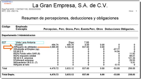 como timbrar ptu en contpaqi