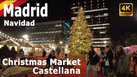 360 view of Madrid Christmas markets
